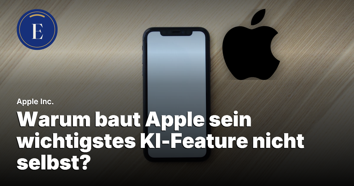Apple Inc. (AAPL) - Apple (AAPL): Der wertvollste Konzern der Welt steht vor seinem größten Führungswechsel seit 15 Jahren